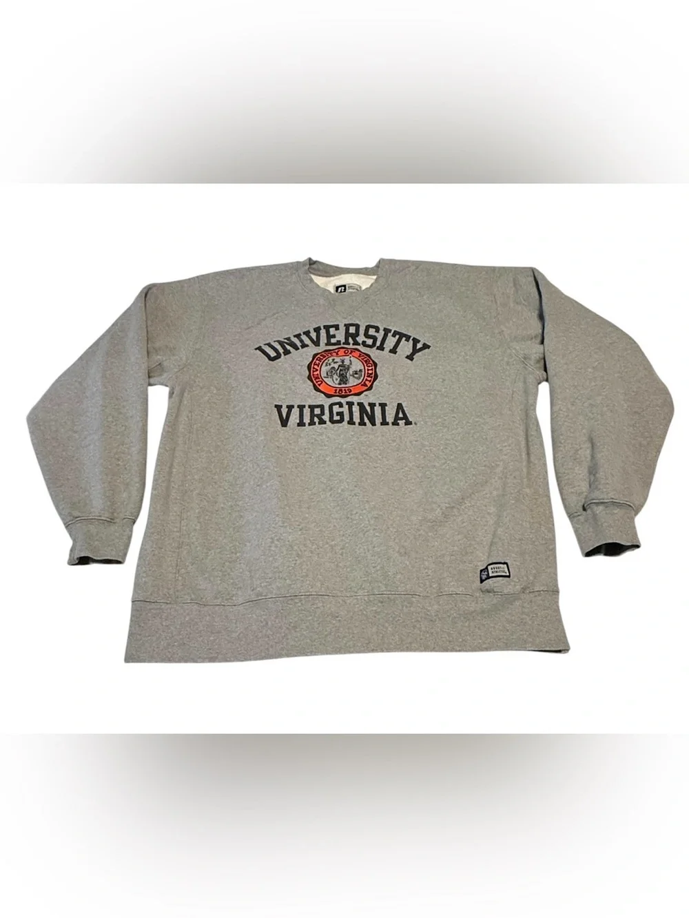 Vintage Russell Athletic UVA Sweatshirt XL University of Virginia Cavaliers 90s - Picture 3 of 6